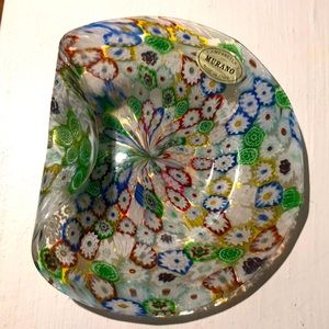 Campanella L. Murano Art Glass Candy Dish! Made in Italy